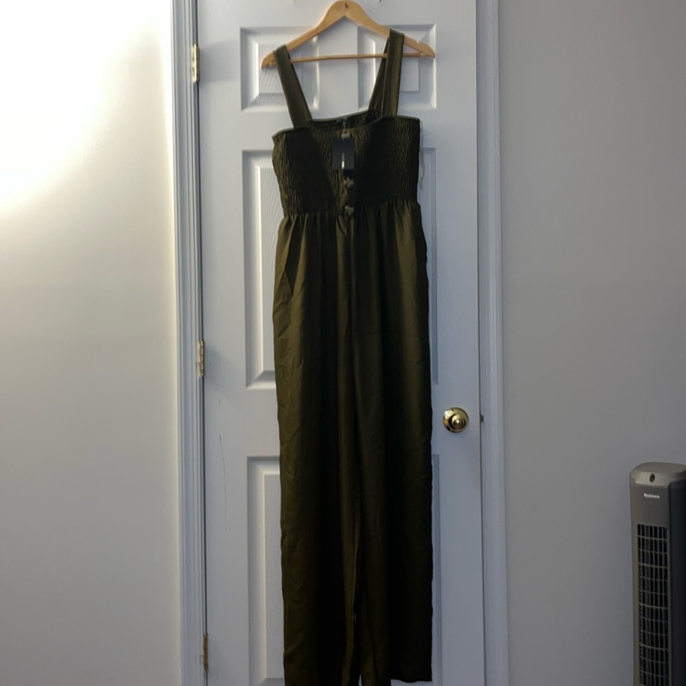 Women’s Olive Jumpsuit NWT
